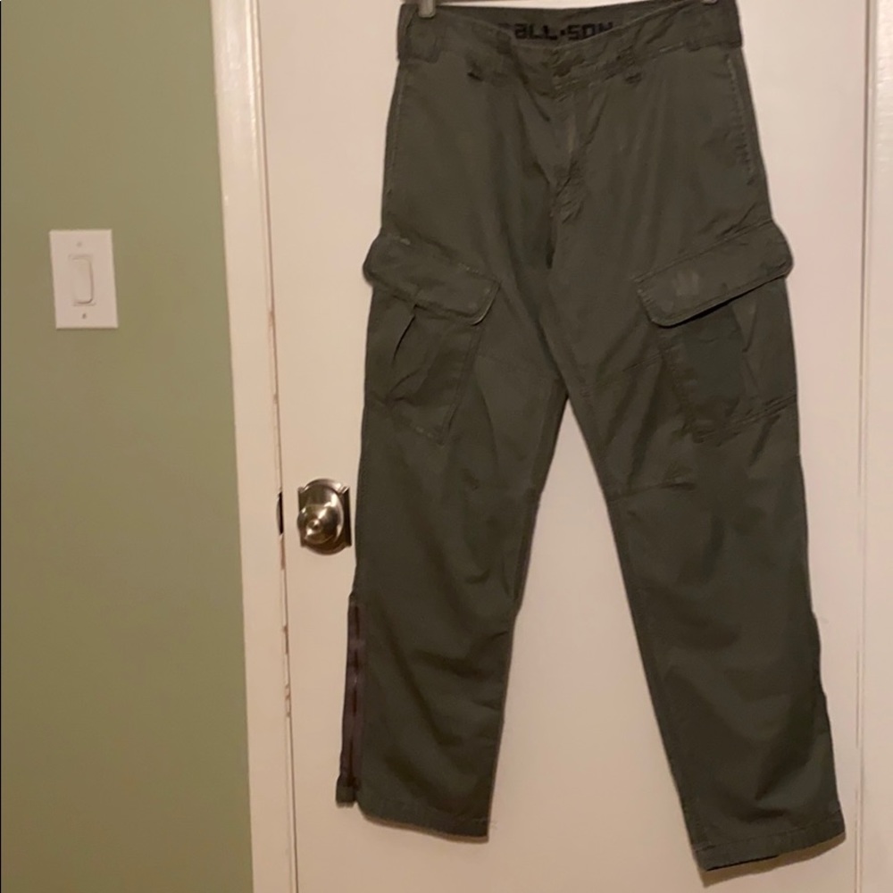 All-Son men’s w33 cargo pants